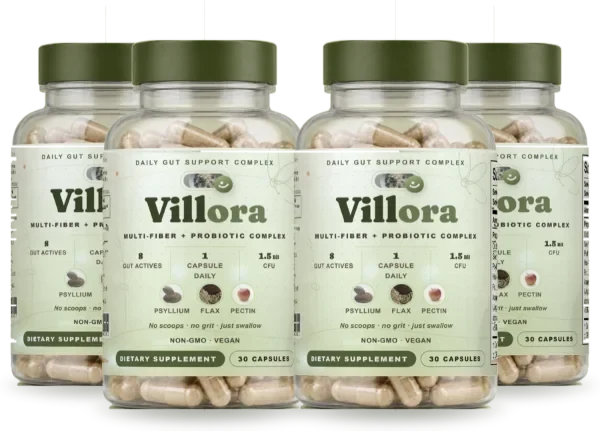 Four bottles of Villora capsules